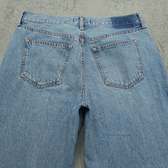Abercrombie & Fitch Jeans Women's Size 27 Short Low-Rise Ultra Loose 28" Inseam - Picture 13 of 16